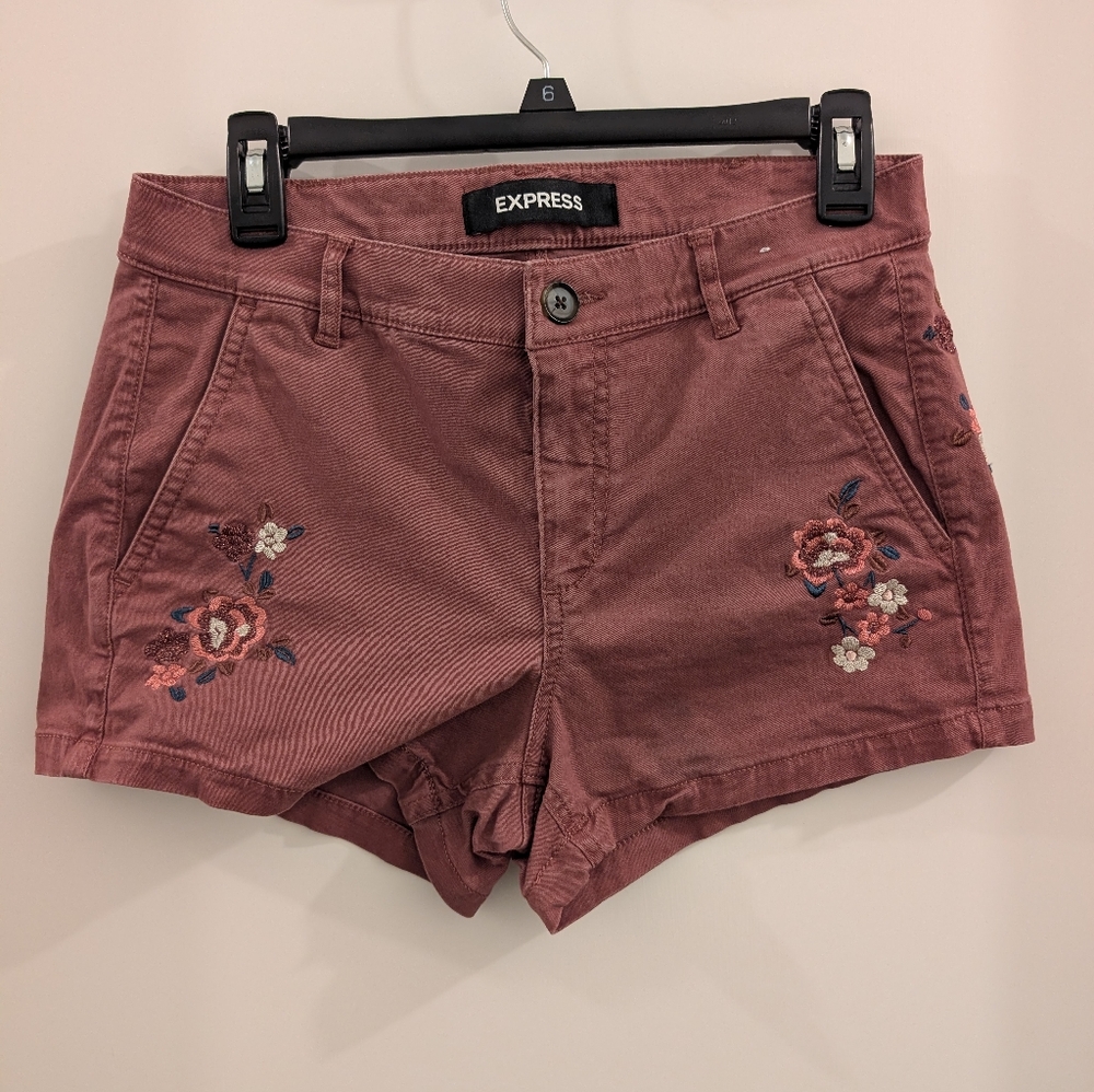 Express Women's Embroidered Shorts